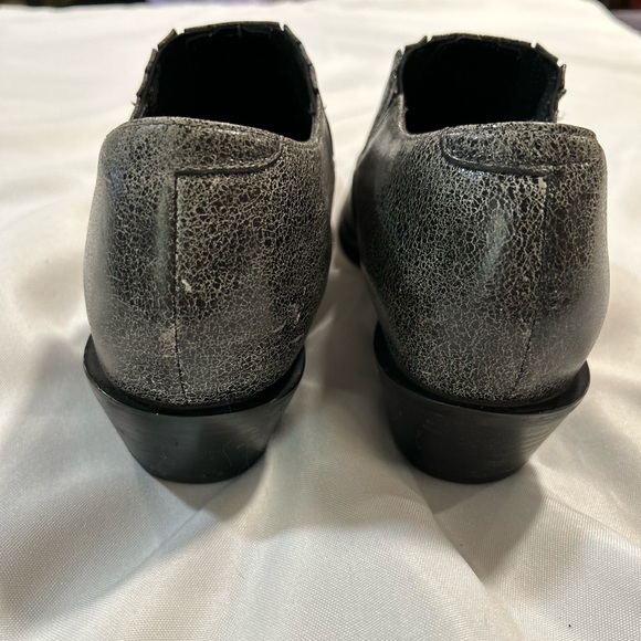 VINTAGE DURANGO POINTED TOE ANKLE BOOTIES IN A CRACKED PEPPER COLOR IN SIZE 9.5 - Picture 10 of 16